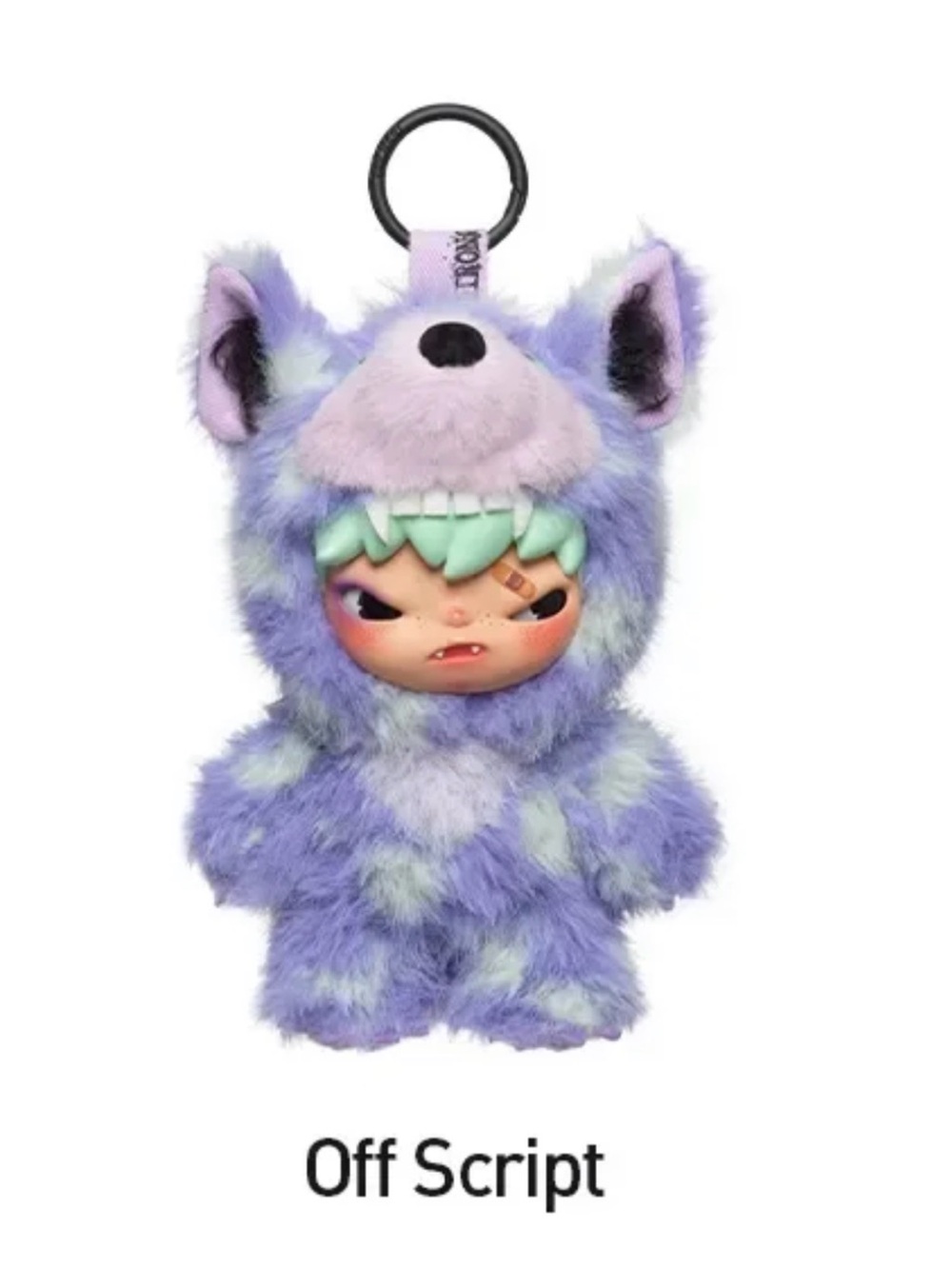 POP MART Hirono After Dark Series Plush Pendant Confirmed Box- Off script